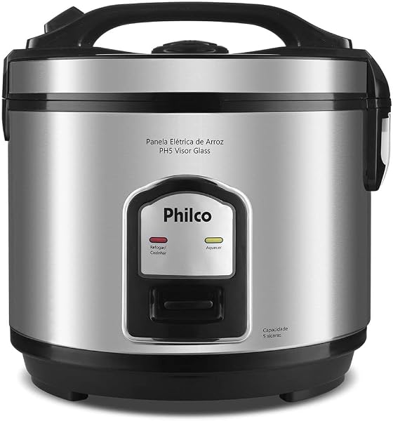 Panela de Arroz PH5 Visor Glass Inox Philco