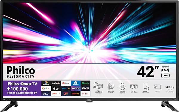Smart TV 42" Philco Roku TV